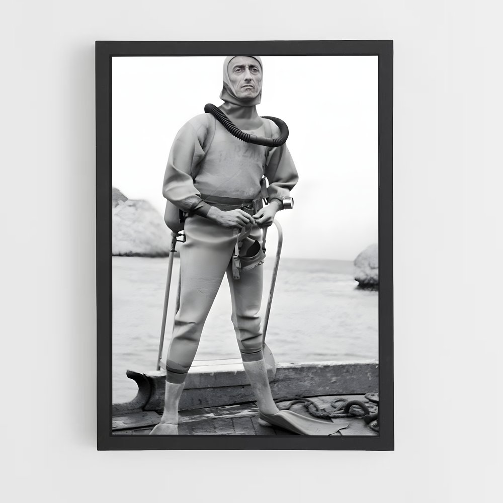 Poster Explorateur des Profondeurs – affiche Plongée sous-marine (vue 2)